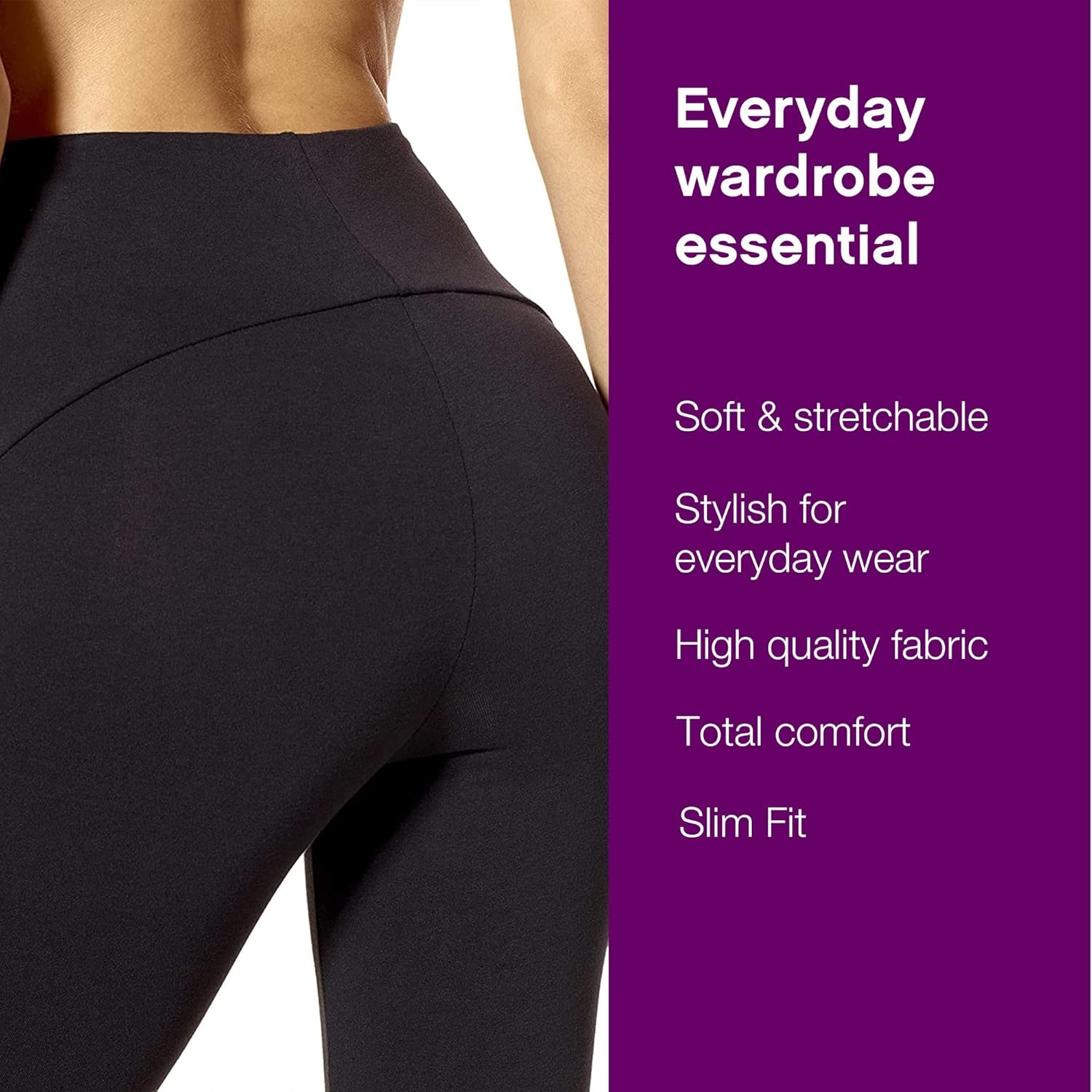 image:imageNo nonsense Womens Great Shapes Cotton Shaping LeggingBlack