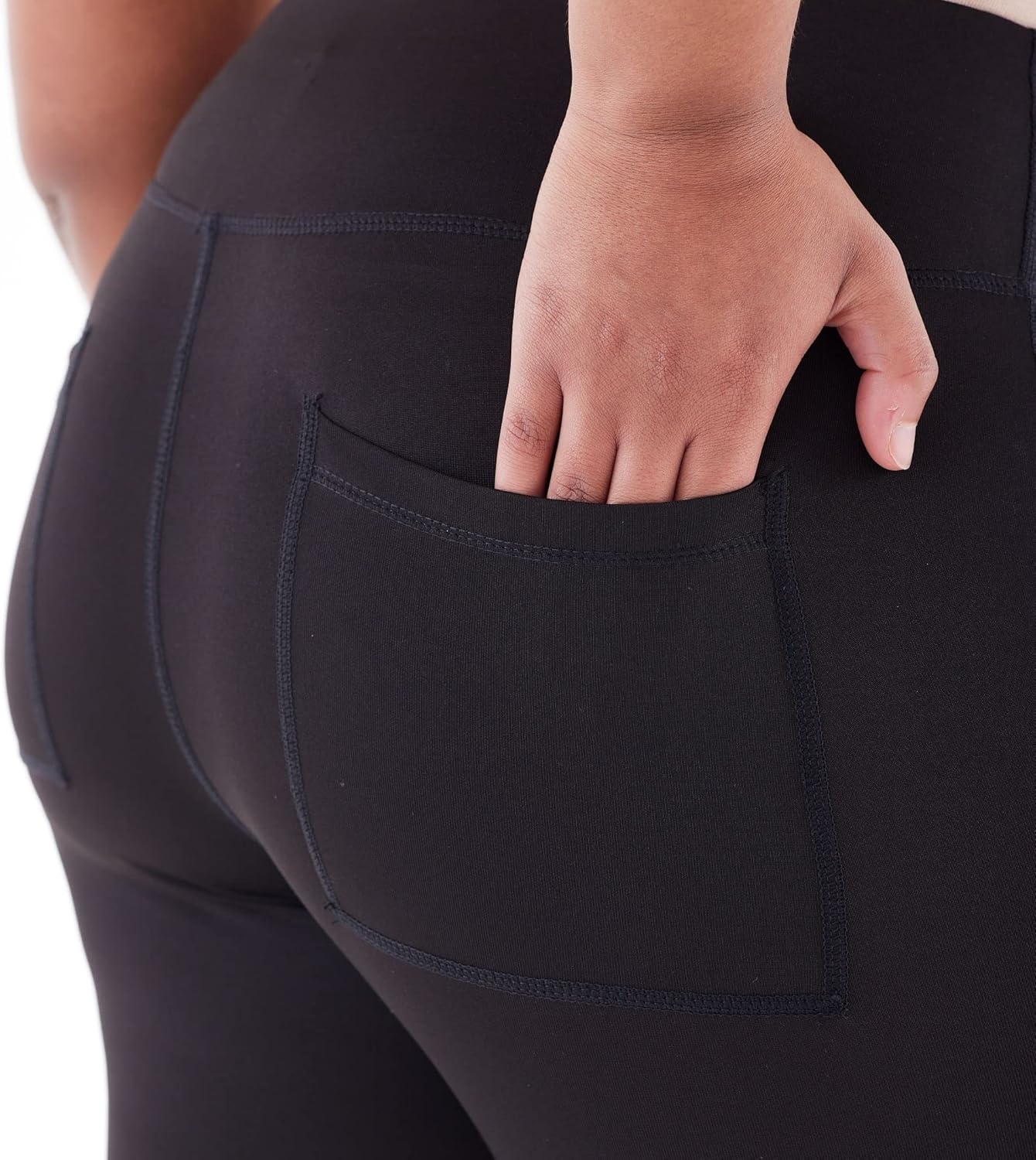 image:imageNo nonsense Womens Sport Ankle Length Legging with PocketsBlack