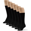 Black - 6 Pair Pack