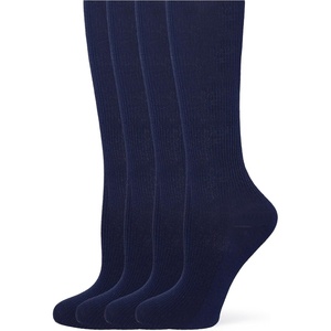 image:imageNo Nonsense Womens Ribbed Knee High Sock 4 Pair PackNavy