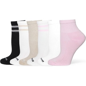 image:imageNo nonsense Womens Cushioned Quarter Top SocksNeutral  6 Pair Pack