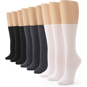 image:imageNo nonsense Womens Scallop Pointelle Crew SockAssorted
