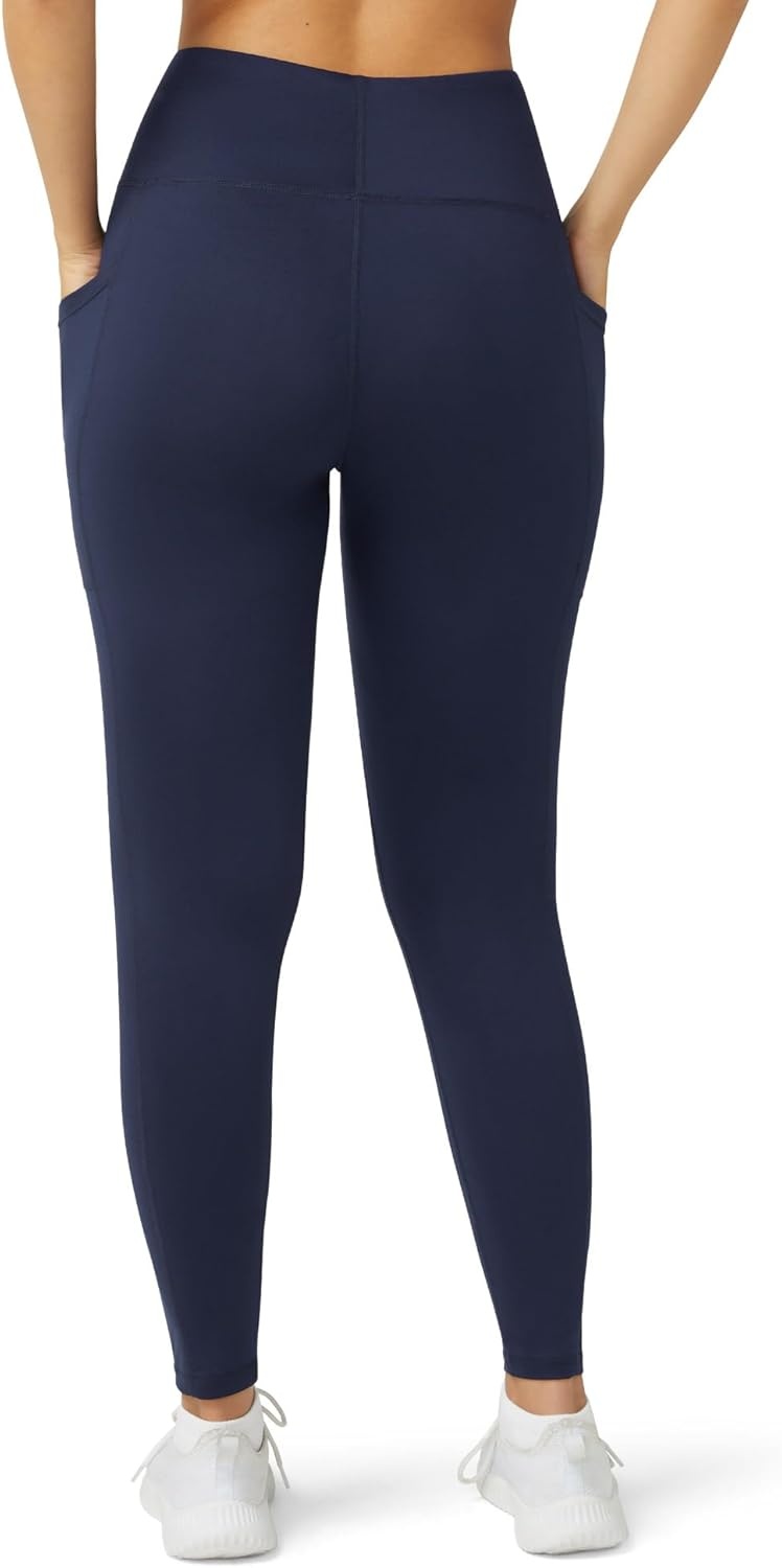 image:imageNo Nonsense Womens Workout Leggings for Women with Tummy Control Athletic Leggings with Pockets High Waist Yoga PantsNavy