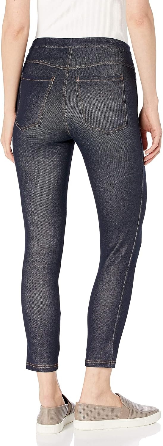 image:imageNo nonsense Womens Denim Capri Legging with PocketsDark Denim